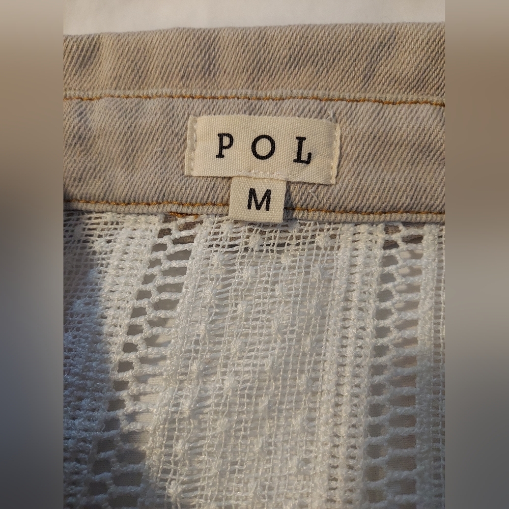 POL Hit The Streets Patchwork Denim Boho Vest Dress - Picture 3 of 9